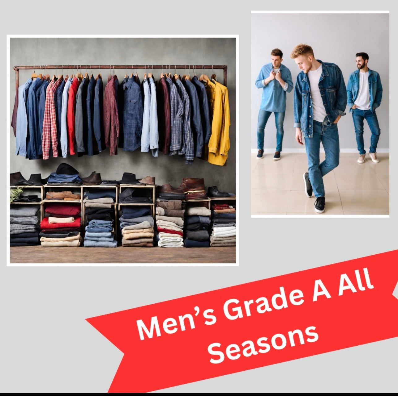 Grade A Men’s clothes All Seasons