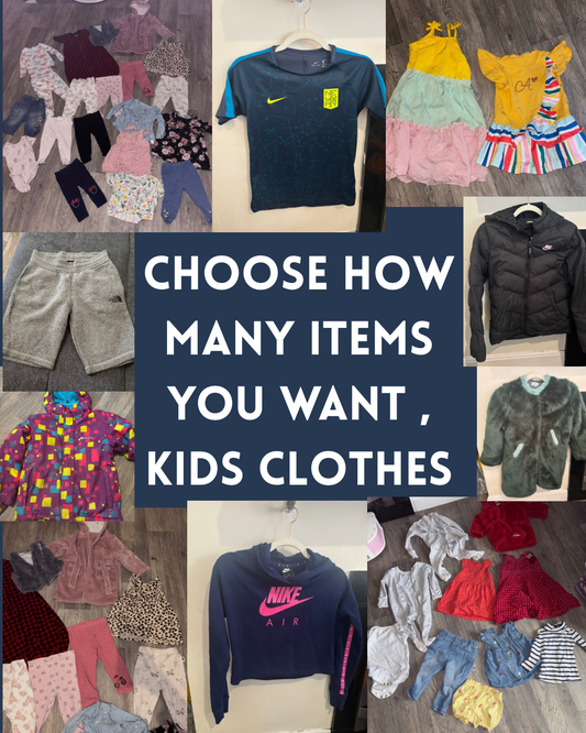 Choose How Many Kids Items You Would Like