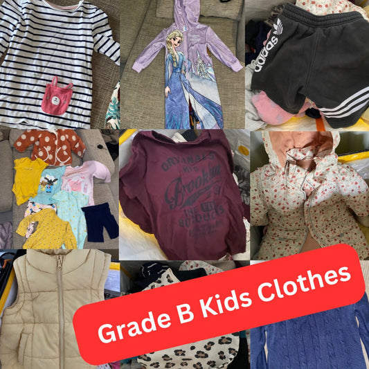 Assorted Grade B Kids Clothes Wholesale Bundle